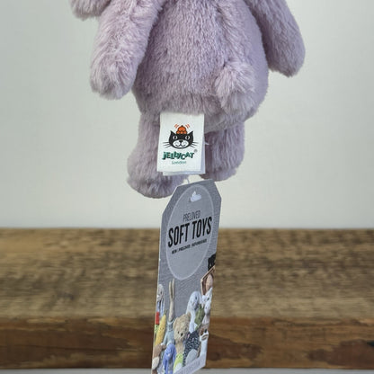 Jellycat Tiny Baby Hyacinth - Tiny Bashful Bunny Purple Mini Rabbit Retired 5"