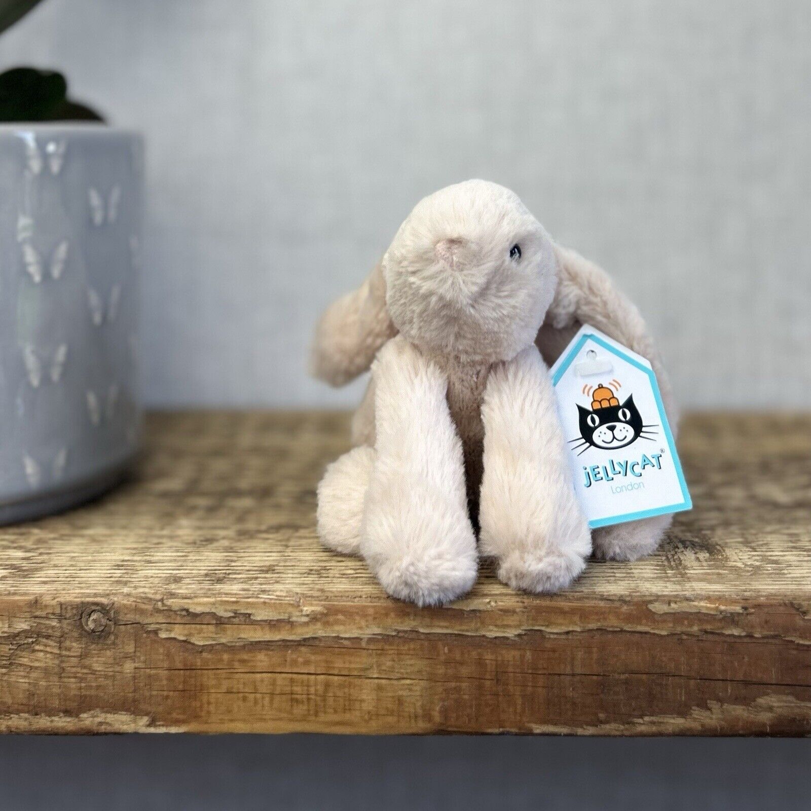Jellycat OG Smudge Bunny Rabbit Soft Toy Plush Original Version - Retired Tiny