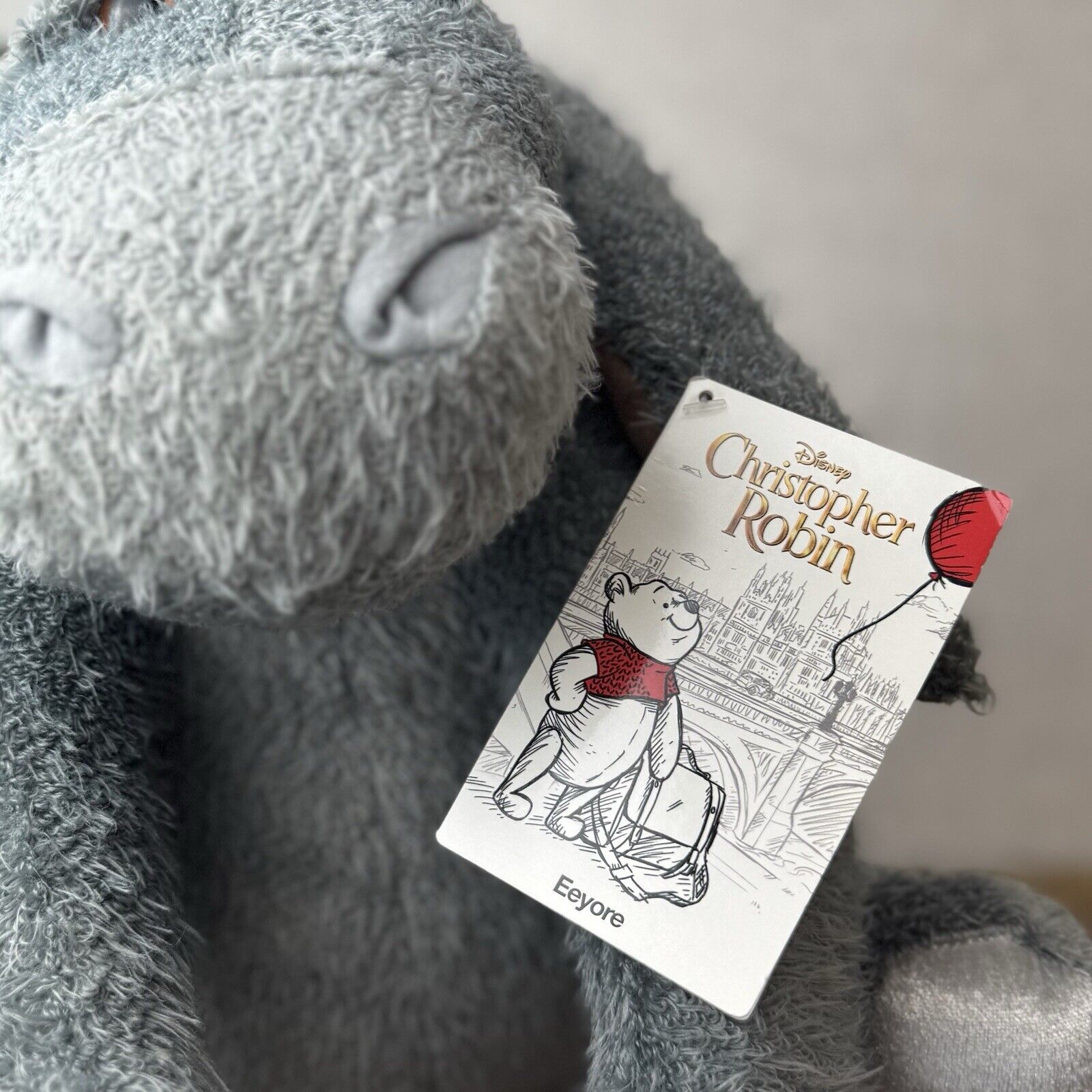 Disney Eyyore Plush Toy -  Christopher Robin live action Movie - Winnie the Pooh