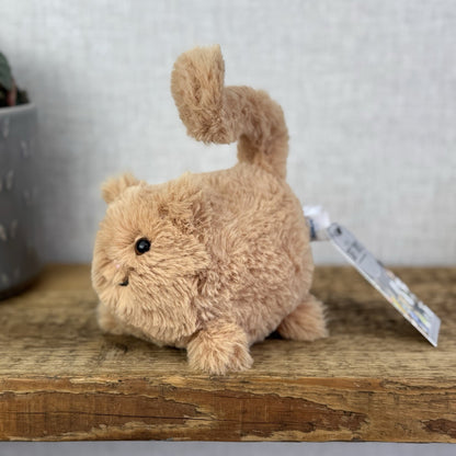 Jellycat Ginger Kitten Caboodle Cat Plush Soft Toy - Small Kitten Orange Toy 5”