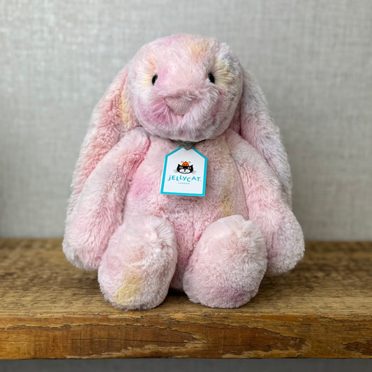Cotton candy Custom Bunny Medium (made With Jellycat Cream Medium)
