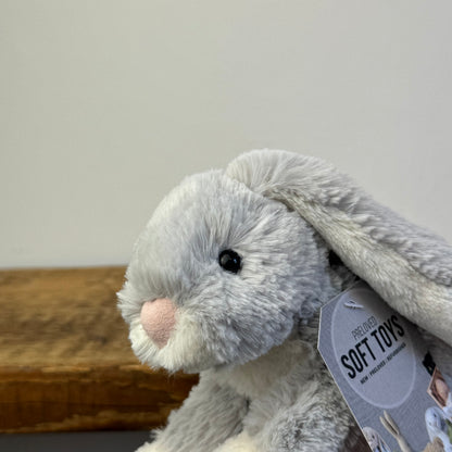 Jellycat Small Loppy Grey Bunny