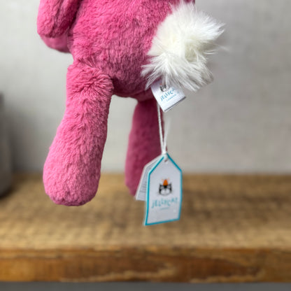 Jellycat Small Smudge Bunny - Hot pink (made to order)