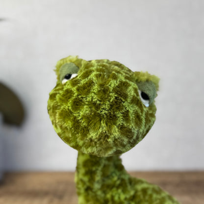 Jellycat Sebastian Snake Large - Jellycat Green Snake Beanie Plush - Retired