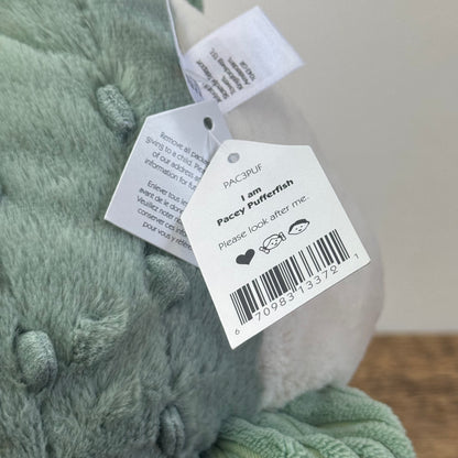 Jellycat Pacey Pufferfish - With tags