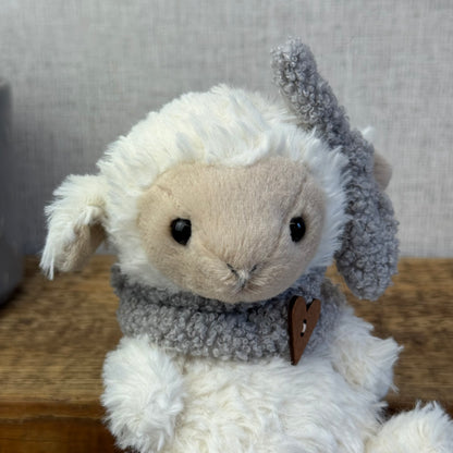 Curly Fur Snood & Bow (Fits Medium & Small Jellycat)