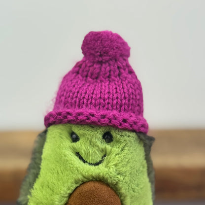 Jellycat Cozi Avocado - fuschia