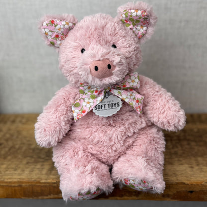 Bespoke Blossom Barnabus Pig - Strawberry Liberty Blossom