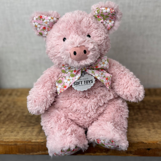 Bespoke Blossom Barnabus Pig - Strawberry Liberty Blossom