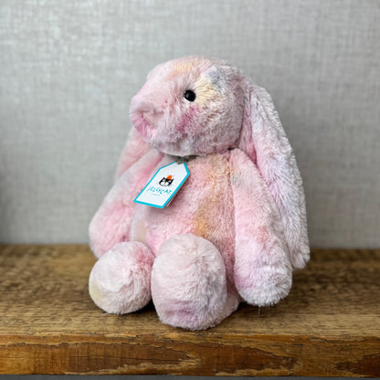 Cotton candy Custom Bunny Medium (made With Jellycat Cream Medium)