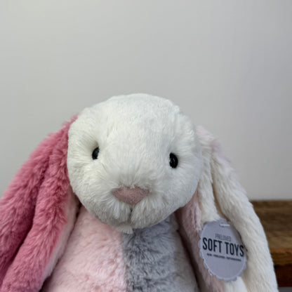 Bespoke Bunny Medium - Patchwork Raspberry