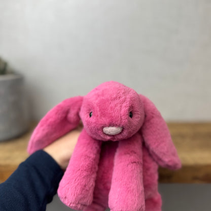 Jellycat Small Smudge Bunny - Hot pink (made to order)