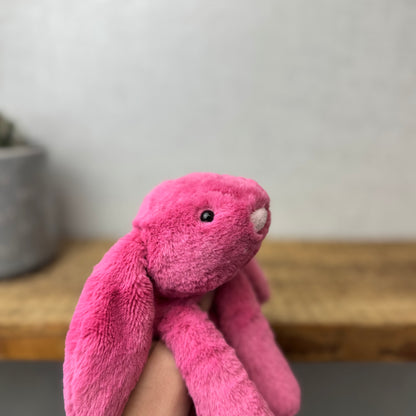 Jellycat Small Smudge Bunny - Hot pink (made to order)