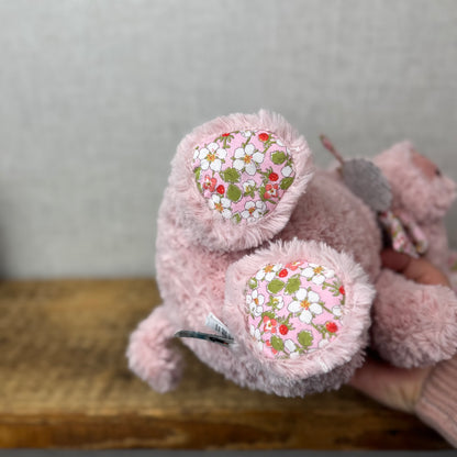 Bespoke Blossom Barnabus Pig - Strawberry Liberty Blossom