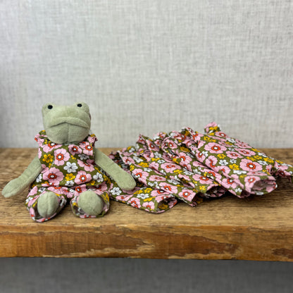Bespoke Baby Fergus Floral Dungarees - Fits Fergus Keyring only