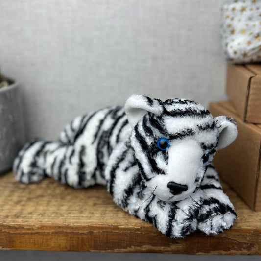 Secret Santa - Ravensden Floppy White Tiger Beanie Medium