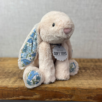 Bespoke Blossom Small Smudge Rabbit - Poppy & Daisy Liberty Print Blue