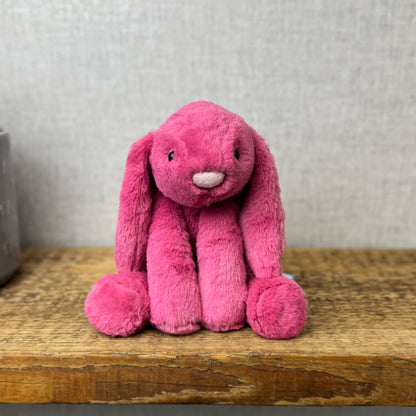 Jellycat Small Smudge Bunny - Hot pink (made to order)