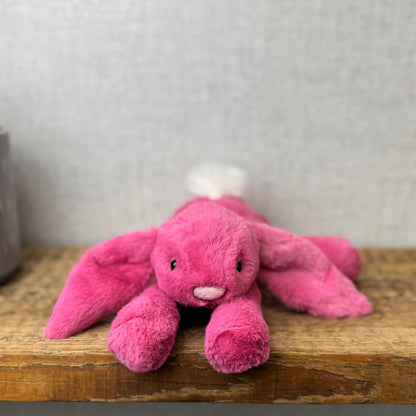 Jellycat Small Smudge Bunny - Hot pink (made to order)