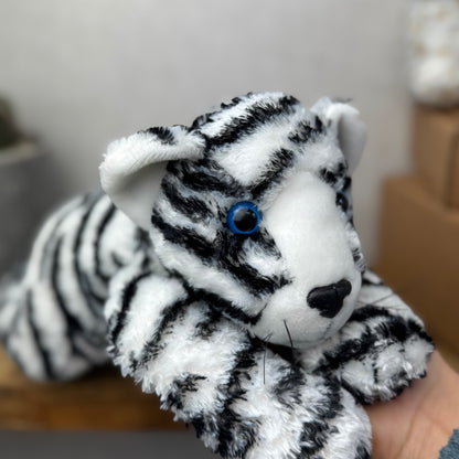 Secret Santa - Ravensden Floppy White Tiger Beanie Medium