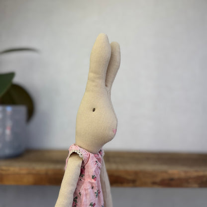 Maileg Bunny Girl 2013 - Size 2 Bunny - Shirt & Shorts Floral - ID 16-3201-16