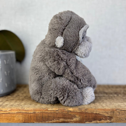 Jellycat Medium Gregory Gorilla - Super Soft Monkey Jellycat - Retired Gorilla
