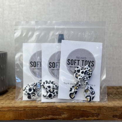 Medium Bows - Gold Leopard Pair