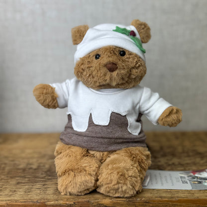 Tiny Bartholemew Christmas pudding outfit