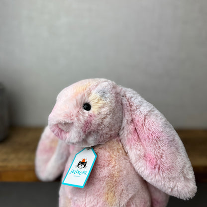Cotton candy Custom Bunny Medium (made With Jellycat Cream Medium)