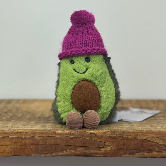 Jellycat Cozi Avocado - fuschia