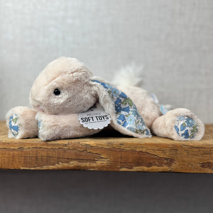 Bespoke Blossom Small Smudge Rabbit - Poppy & Daisy Liberty Print Blue