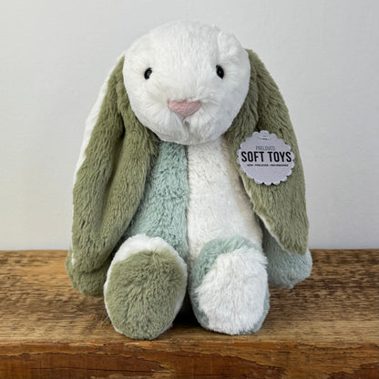 Custom Patchwork Bunny Medium - Clover