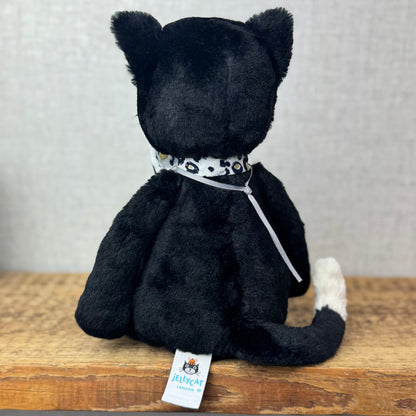 Bespoke Blossom Bashful Kitty Black - Leopard Print
