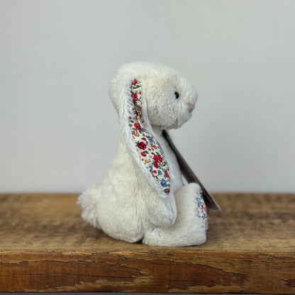 Jellycat Small Bashful Blossom Cream Bunny