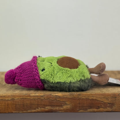 Jellycat Cozi Avocado - fuschia