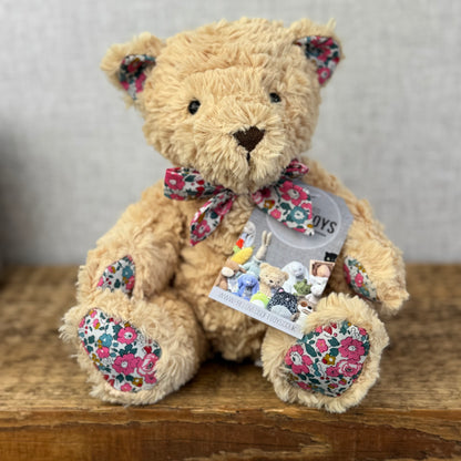 Bespoke Edward Bear - Liberty Blossom