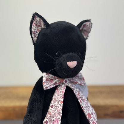 Bespoke Blossom Black Kitty (Liberty Print) In stock
