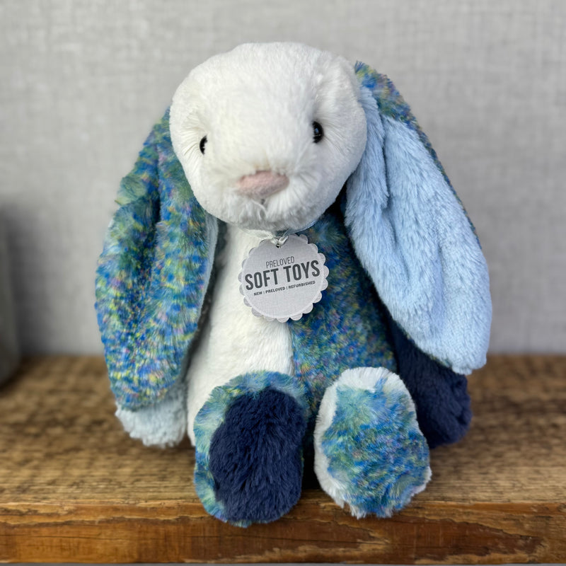 Bespoke Bunny - Medium Azure Patchwork