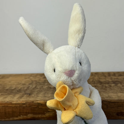 Jellycat Bobbie Bunny With Daffodil