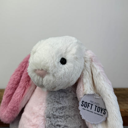 Bespoke Bunny Medium - Patchwork Raspberry