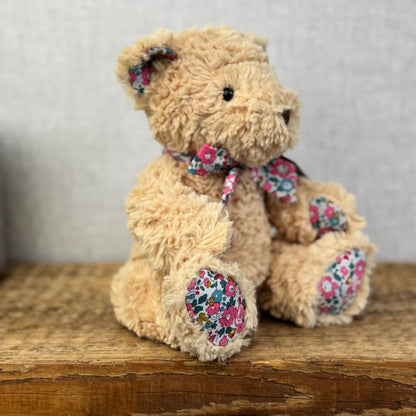 Bespoke Edward Bear - Liberty Blossom
