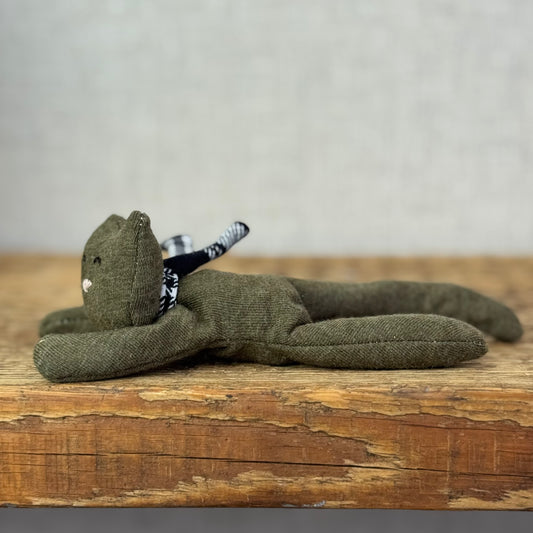 Handmade Olive Cozy Kitten