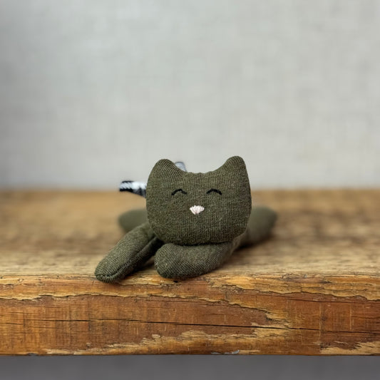 Handmade Olive Cozy Kitten