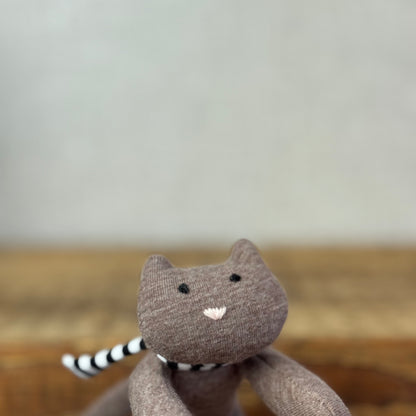 Handmade Mocha Cozy Kitten