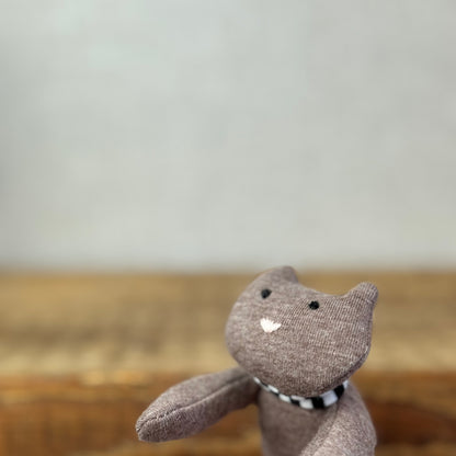 Handmade Mocha Cozy Kitten