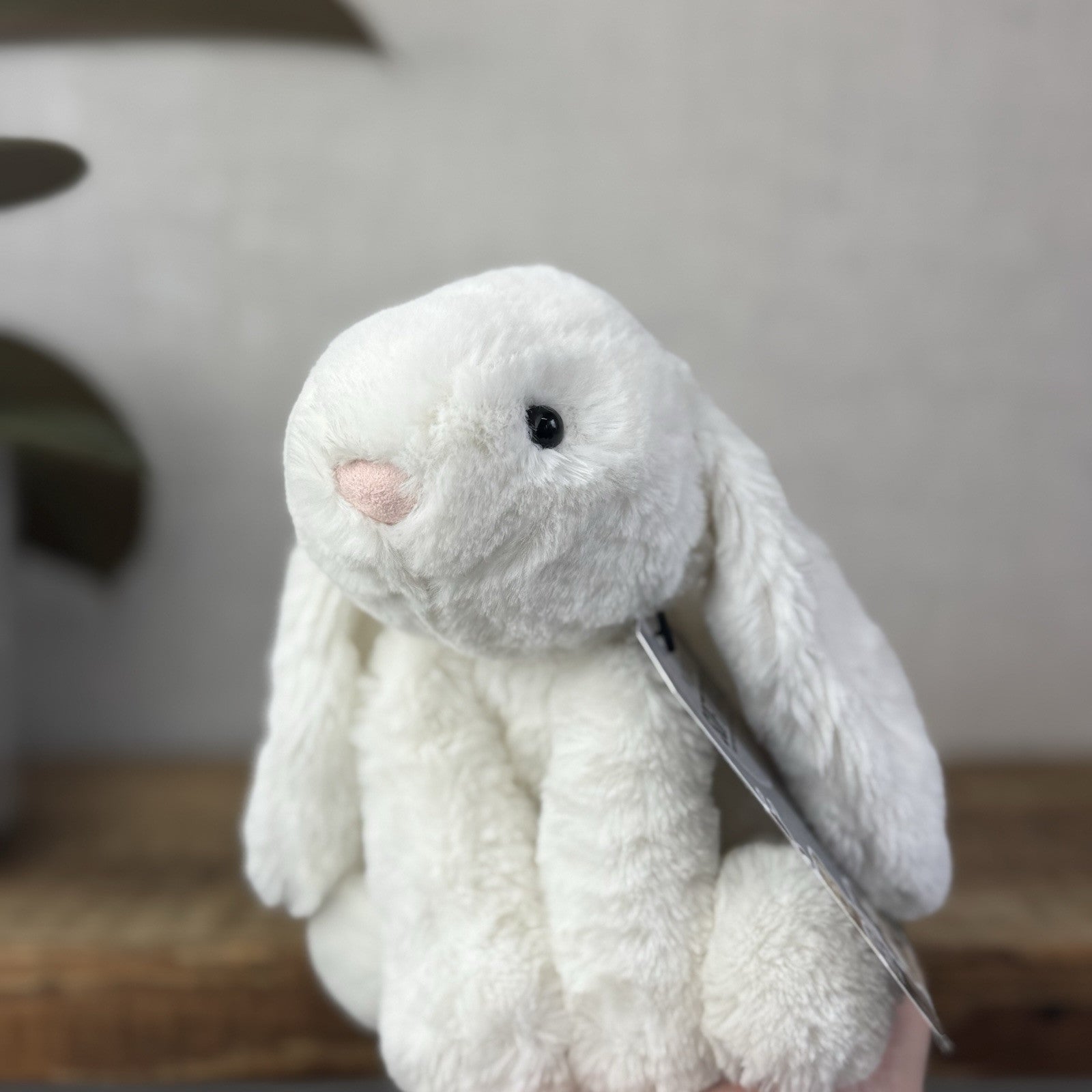 Jellycat SMALL White Smudge Bunny Rabbit - White Company White Bunny Smudge 10”