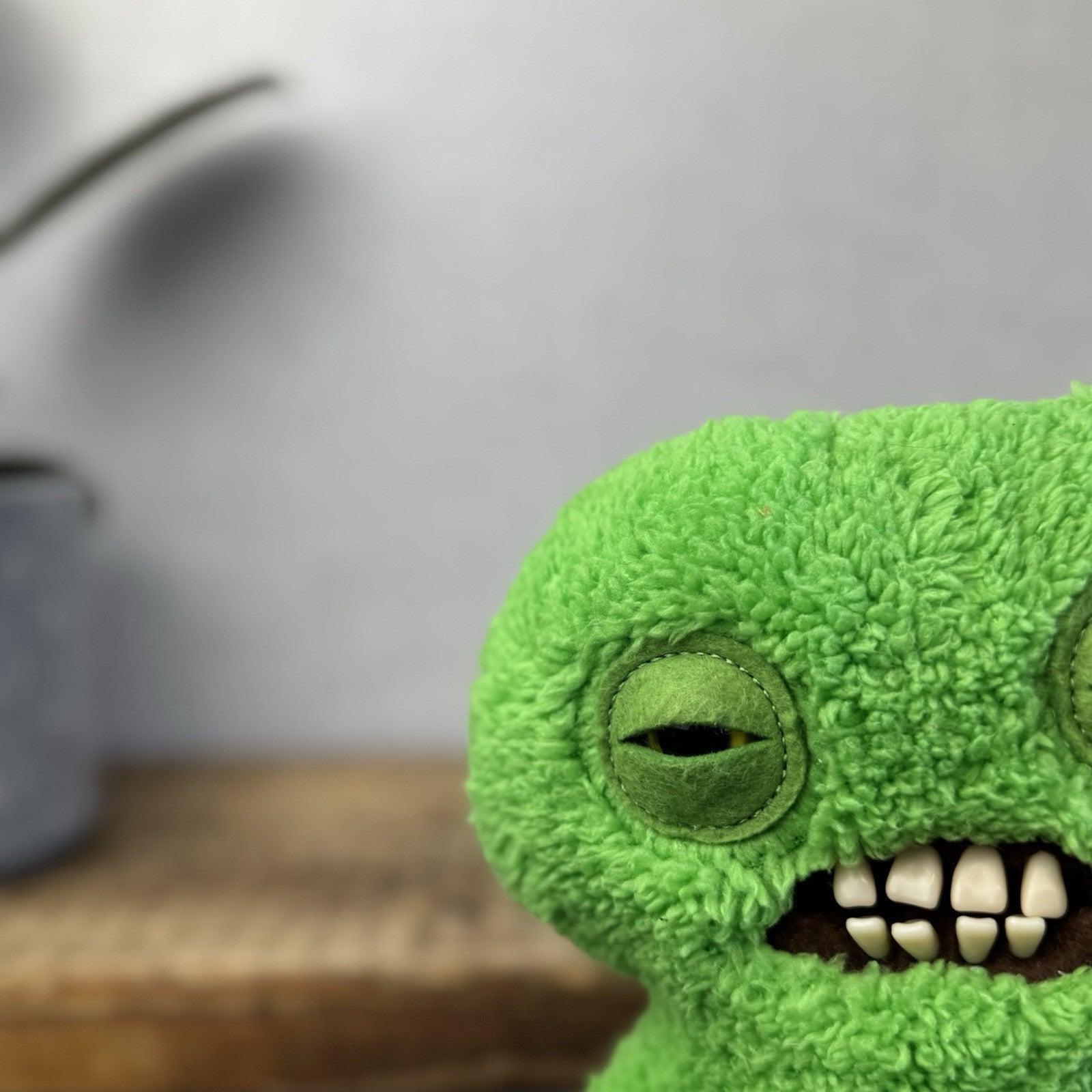 Fuggler Snuggler Edition - Squidge Green Funny Ugly Monster Bright Green Soft
