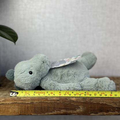 Jellycat Small Puffles Dinosaur - Small Light Green Super Soft Dino Plush 9" (2)