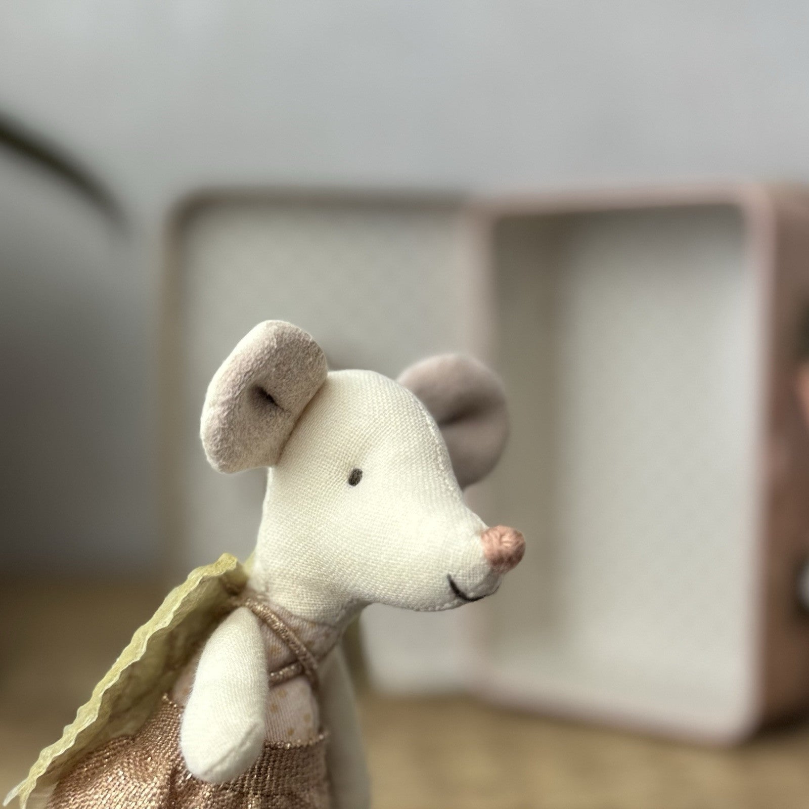 Maileg Angel Mouse, Big Sister In Book - New Without Tags Retired 2019