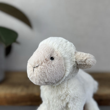 Jellycat Lovely Lamb Soft Plush Cuddly Sheep Retired Small Cream Sheep 8”